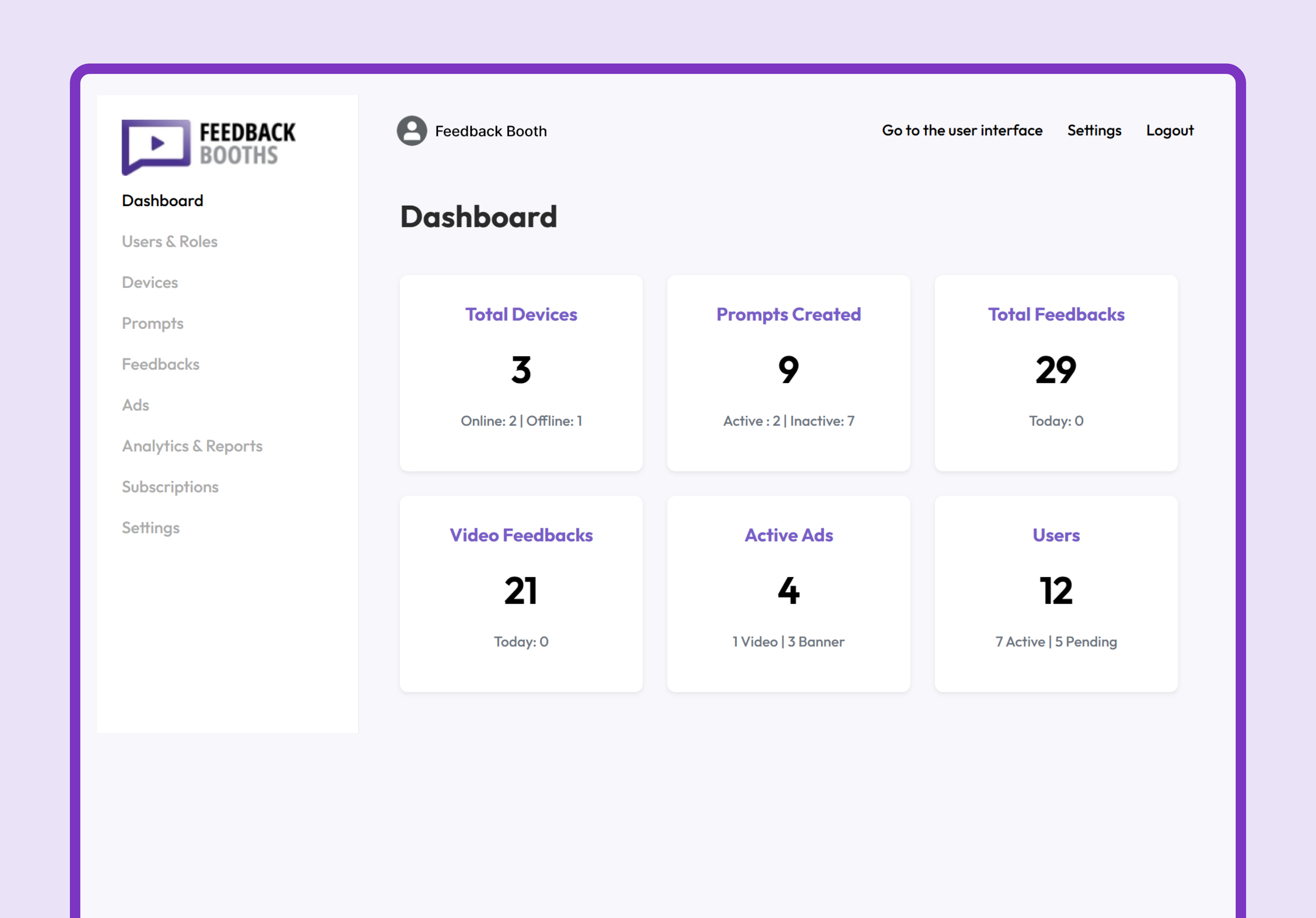 Dashboard Preview